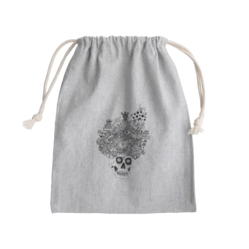 ガイコツ Mini Drawstring Bag