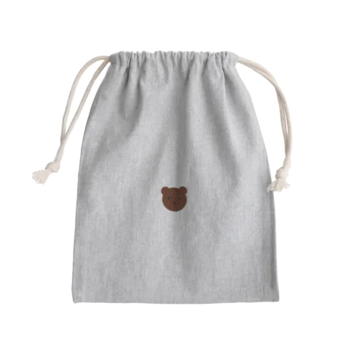 クマちゃん Mini Drawstring Bag