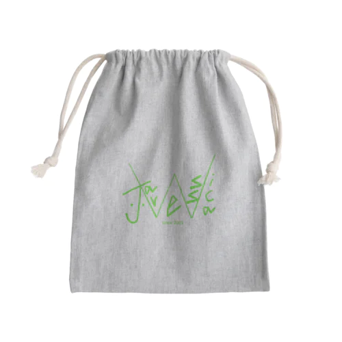 Jessica original logo Mini Drawstring Bag