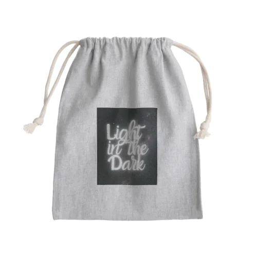 Light in the dark Mini Drawstring Bag