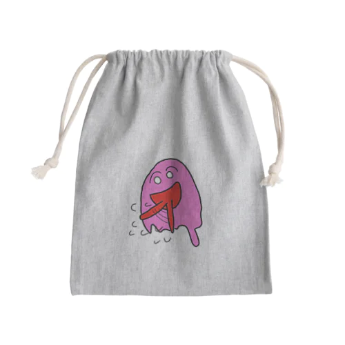 欝ちゃん　 Mini Drawstring Bag