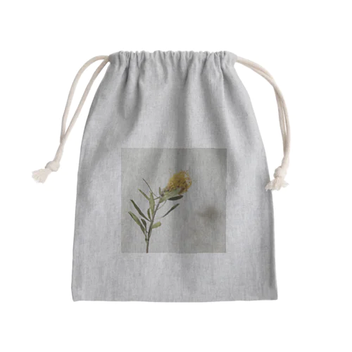 ドライフラワー(ピンクッション) Mini Drawstring Bag