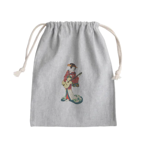 ギター浮世絵 Mini Drawstring Bag