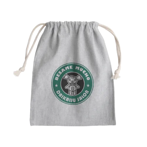 大怪獣サロン Mini Drawstring Bag