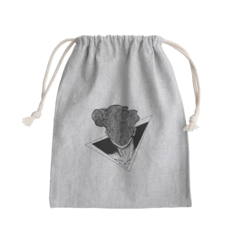 自画像その1 Mini Drawstring Bag