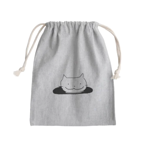 沼から出てきた　猫　 Mini Drawstring Bag