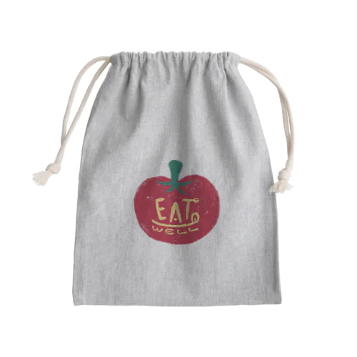 🍅 有機栽培とまと 🍅 Mini Drawstring Bag