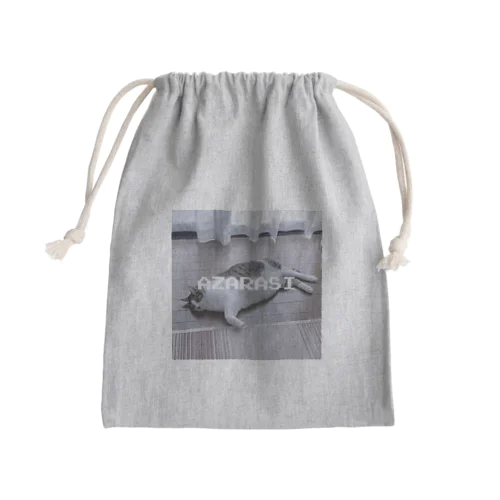 AZARASI猫 Mini Drawstring Bag