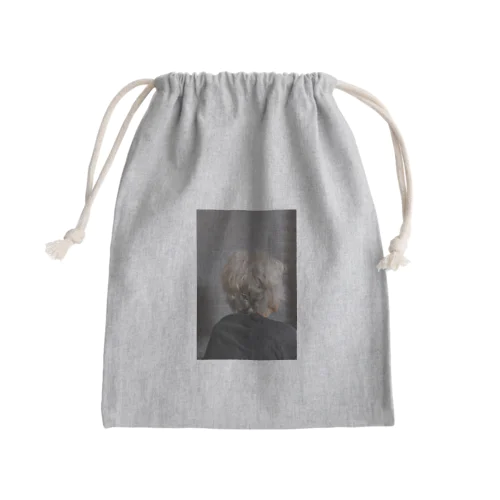 ばーちゃんの白髪 Mini Drawstring Bag