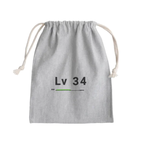 レベル34 レベルアップ Mini Drawstring Bag