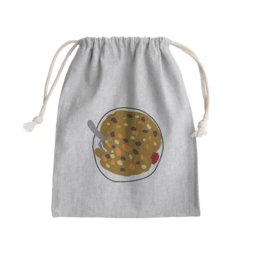 カレーライス Mini Drawstring Bag