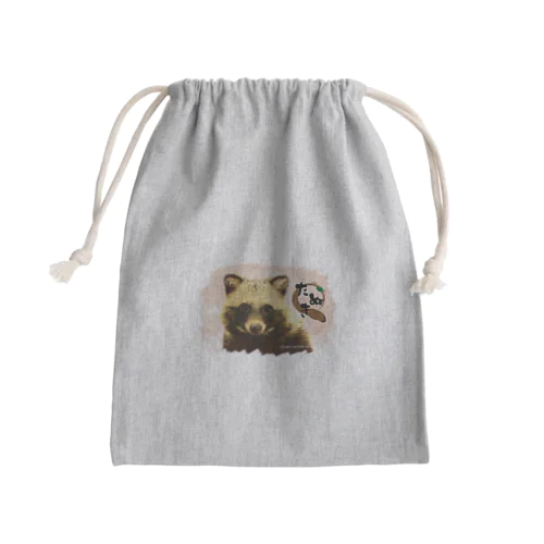 たぬきのリンク Mini Drawstring Bag