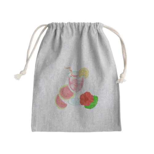 南国パラダイス♪グァバジュース！ Mini Drawstring Bag