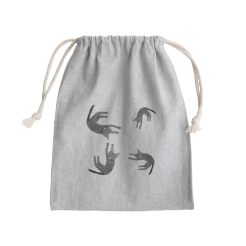 ふぇるくん　ねこのうず Mini Drawstring Bag