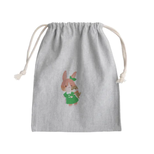 豆しばともも Mini Drawstring Bag