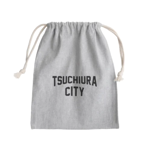 土浦市 TSUCHIURA CITY ロゴブラック Mini Drawstring Bag