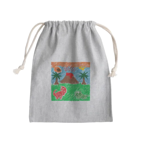 ぜったいぜつめい Mini Drawstring Bag