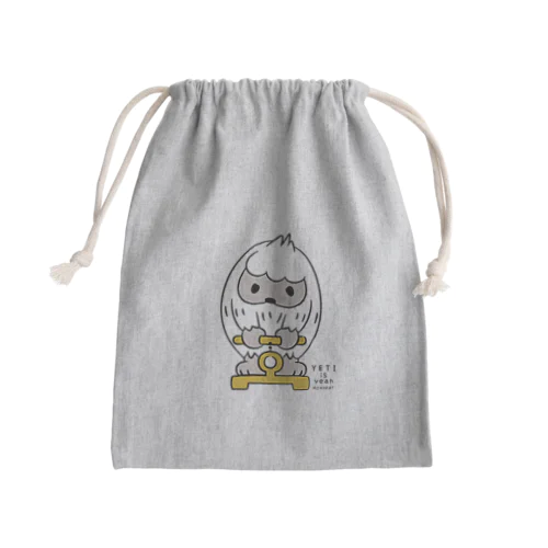 はいきんりょくチェック L Mini Drawstring Bag