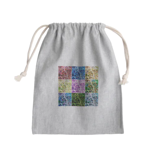 ムグラのグ　混 Mini Drawstring Bag