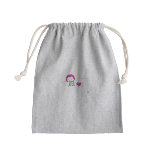 らぶ子ちゃん Mini Drawstring Bag