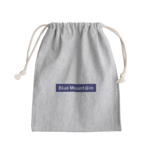 ブルーマウンテン・ロゴ Mini Drawstring Bag