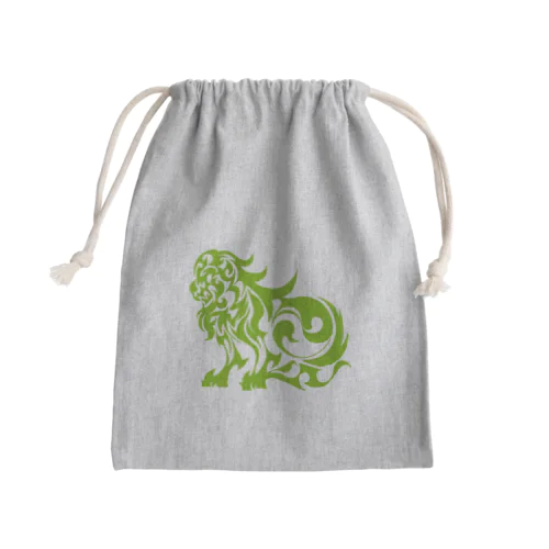 【公式】東京陰陽塾・陰陽師が使役する式神『獅子』モチーフのグッズ Mini Drawstring Bag