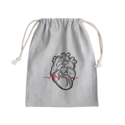 Heart Mini Drawstring Bag