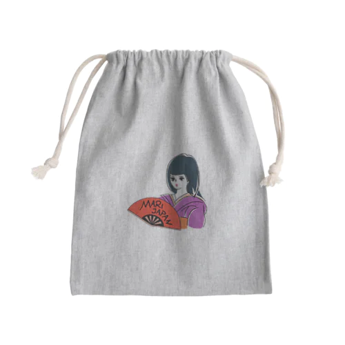 女の子ちゃん Mini Drawstring Bag