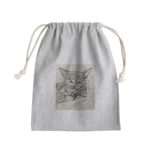 菩薩猫 Mini Drawstring Bag