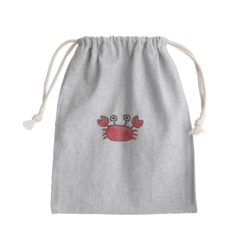 かに Mini Drawstring Bag