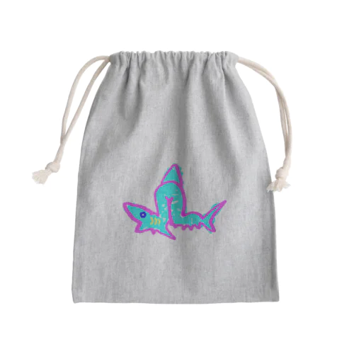 しゃーくとりむし Mini Drawstring Bag