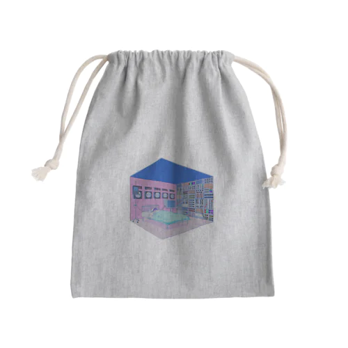 音楽点滴 Mini Drawstring Bag