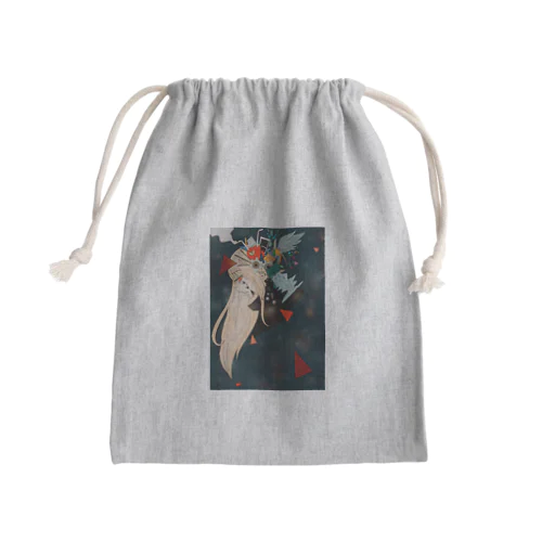 闇に迷う Mini Drawstring Bag