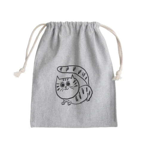 麦わら猫のわかめ Mini Drawstring Bag