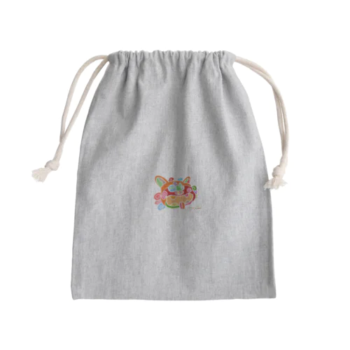 スマイルシーサー Mini Drawstring Bag