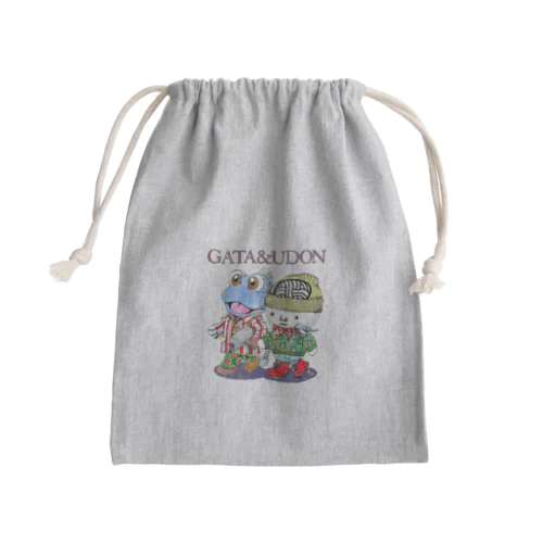 GATA&UDON Mini Drawstring Bag