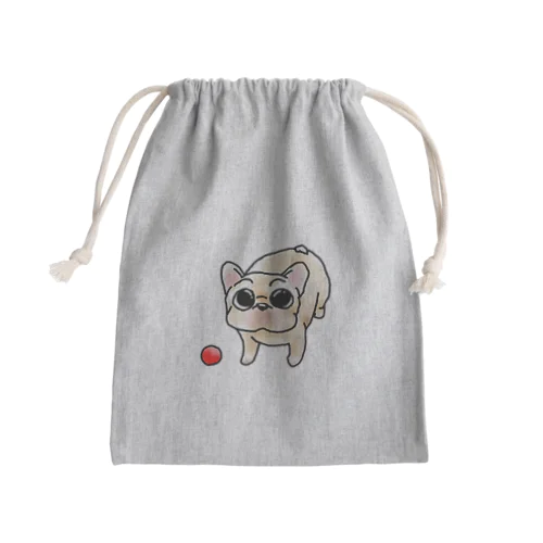 フレンチブルドック Mini Drawstring Bag