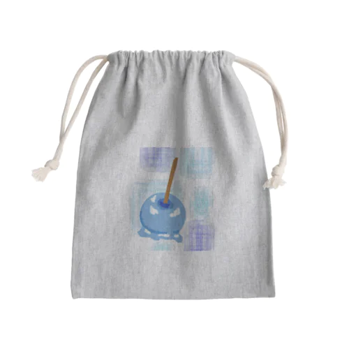 青いリンゴ飴 Mini Drawstring Bag
