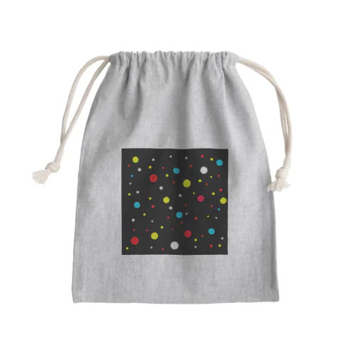 夜空の星くず Mini Drawstring Bag