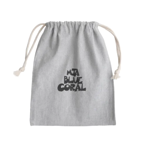 片面　リアル風ロゴグッズ Mini Drawstring Bag