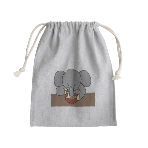 お雑煮だぞう Mini Drawstring Bag