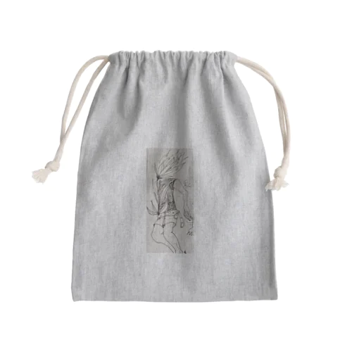 -私- Mini Drawstring Bag