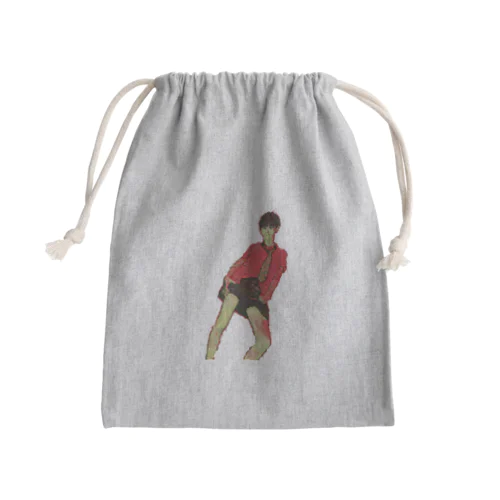 魅せてくるヒトA Mini Drawstring Bag