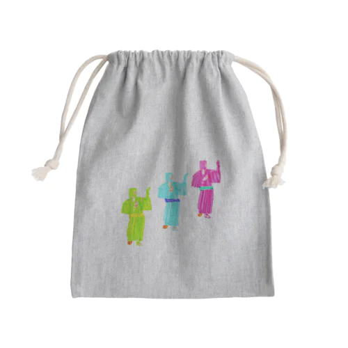 Bon dancers Mini Drawstring Bag