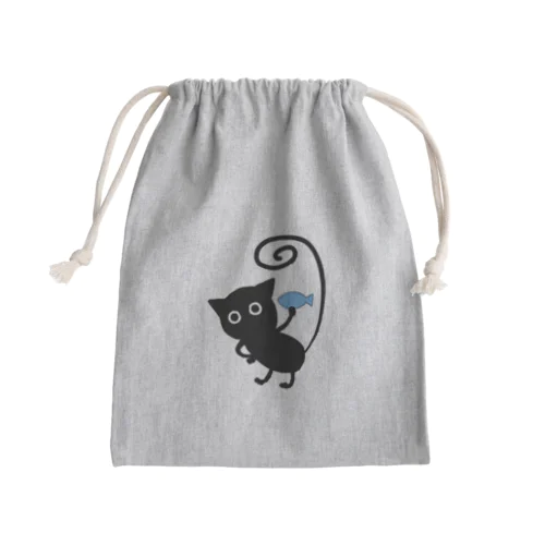 うずっぽネコ Mini Drawstring Bag