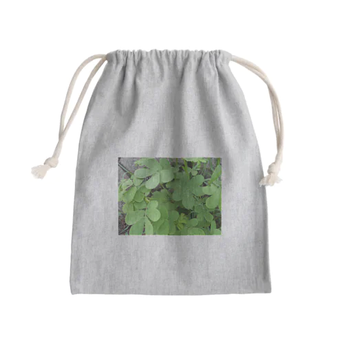 葉っぱ四ツ葉🍀 Mini Drawstring Bag