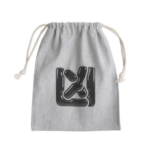 凶 Mini Drawstring Bag