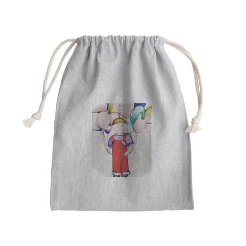 boy Mini Drawstring Bag