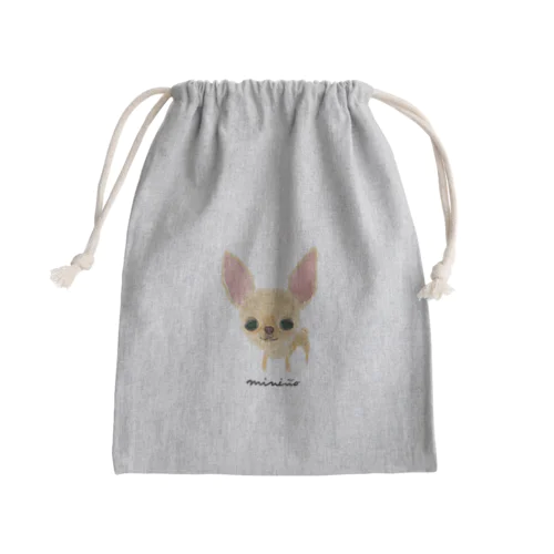 スムースチワワ Mini Drawstring Bag