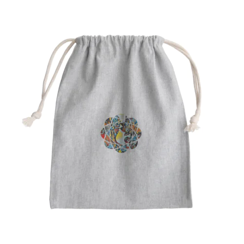 カラ Mini Drawstring Bag